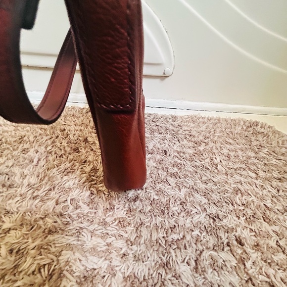 Fossil Skylar shoulder bag  Brandy Leather Bag Purse - Picture 4 of 11